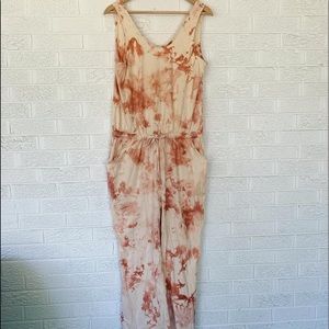 Pact Organic Cotton Tie Dye Jumpsuit
